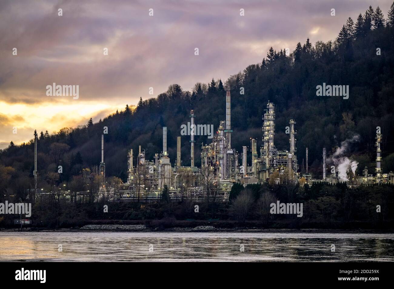 Parkland Fuel, Burnaby Refinery, Burnaby, British Columbia, Canada