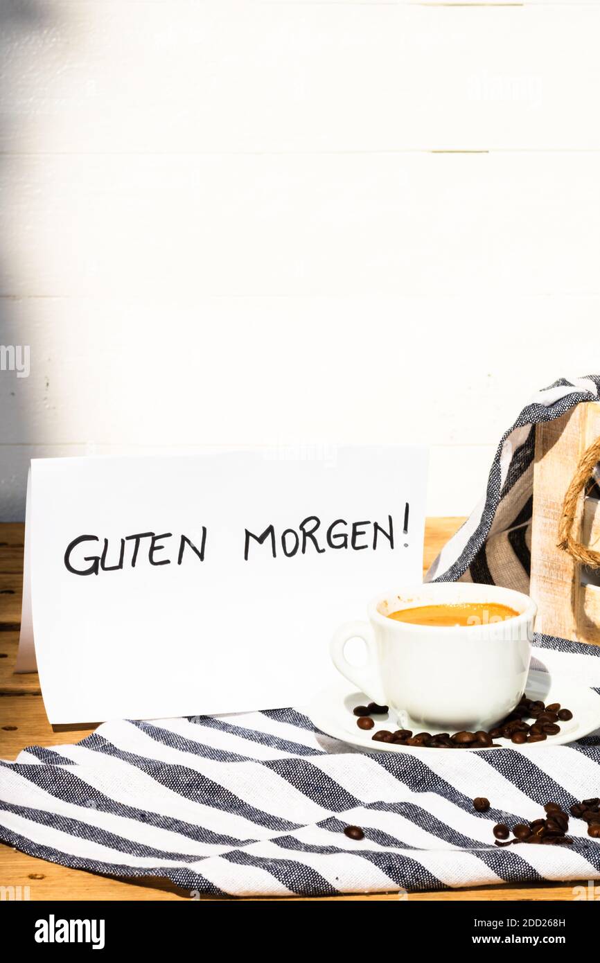 Guten Morgen High Resolution Stock Photography And Images Alamy