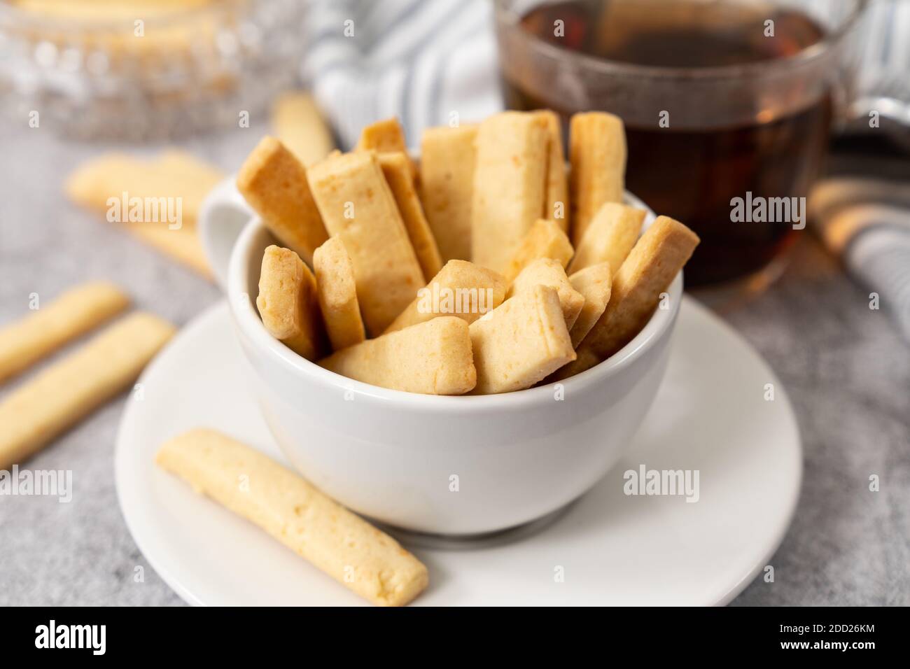 Parmesan cheese cookie sticks Stock Photo Alamy