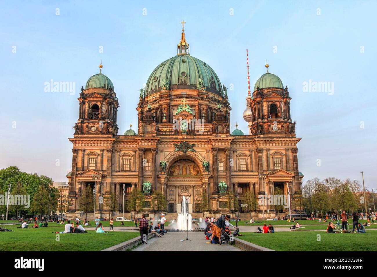 Berlin Cathedral (or Berliner Dom, or Evangelical Supreme Parish and Collegiate Church), Berlin, Germany. Stock Photo