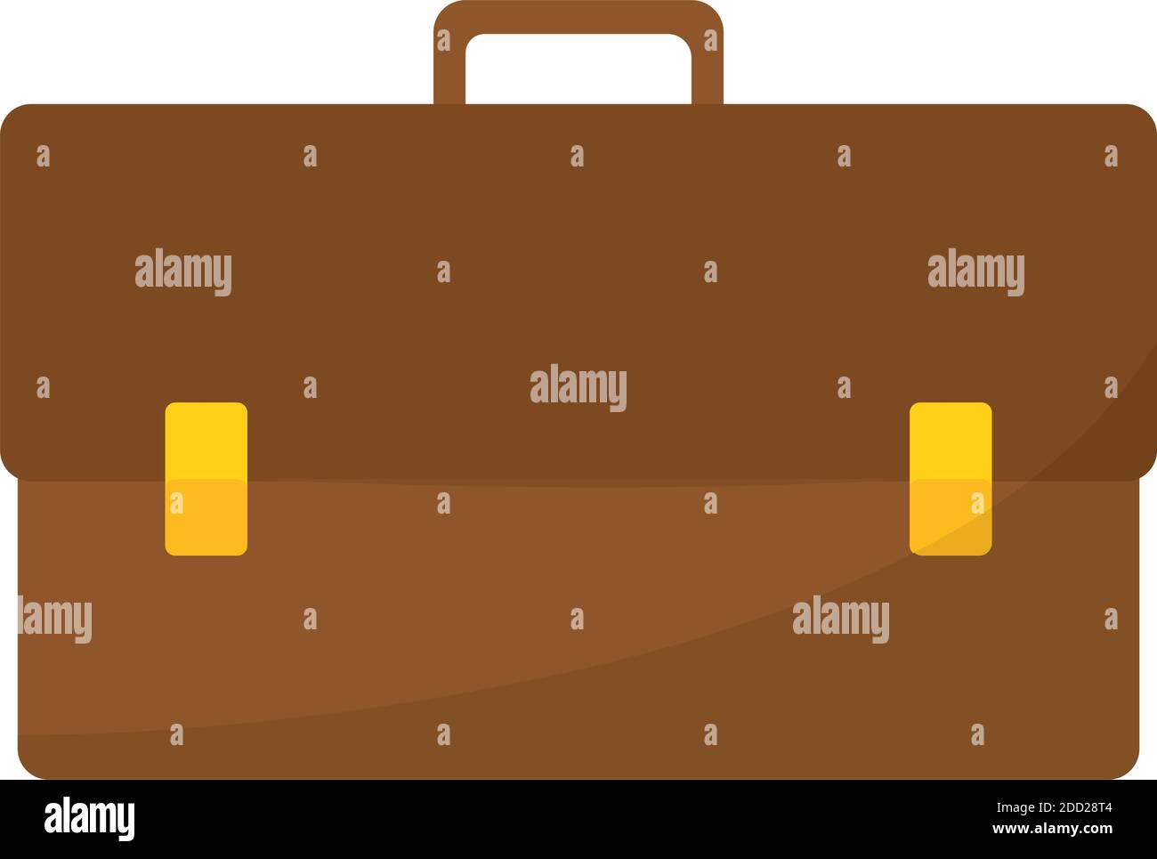Isolated briefcase financial in white background financial icon- Vector Stock Vector