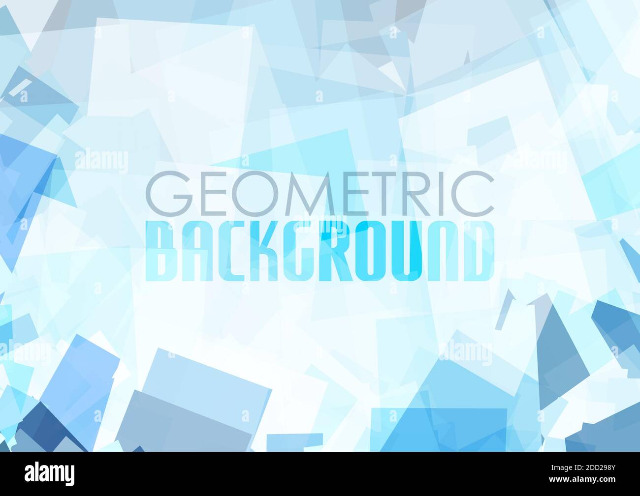 Abstract light blue gray chaotic geometric background. Vector graphic pattern Stock Vector