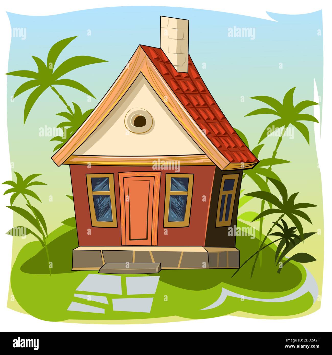 Old village cartoon hi-res stock photography and images - Alamy Old village cartoon hi-res stock photography and images - Alamy