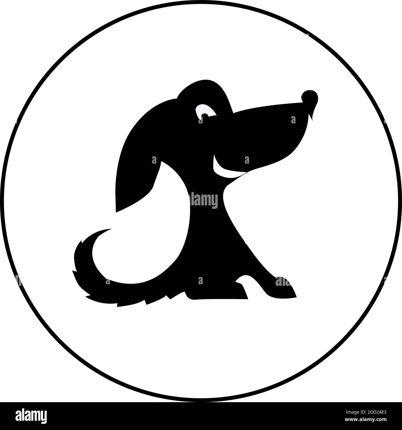 Vector illustration. Cute cartoon eps10 puppy dog Stock Vector Image ...