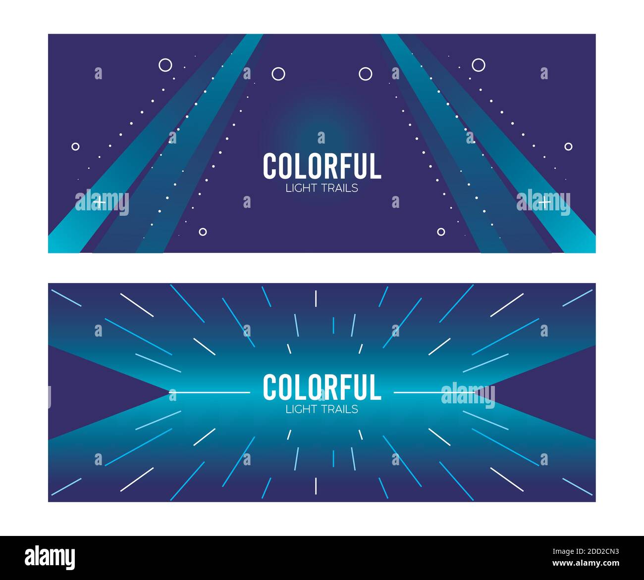 colorful light trail in blue backgrounds vector illustration design ...