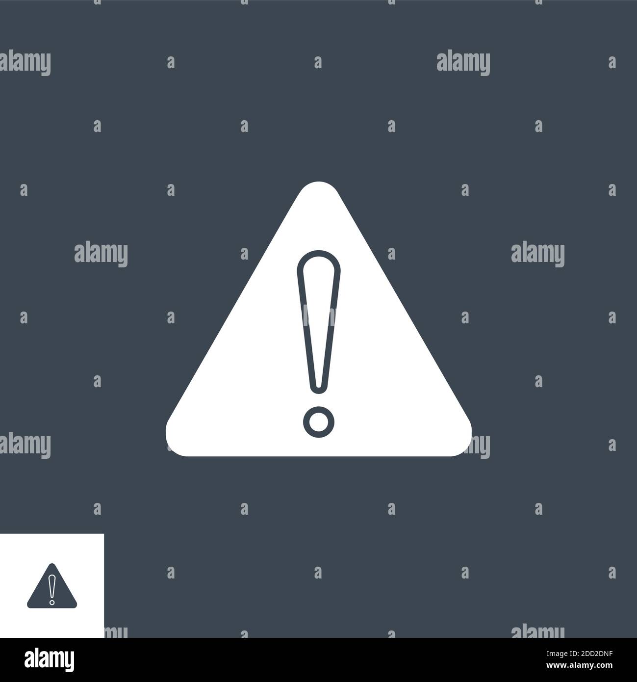 Triangle related vector glyph icon. Stock Vector