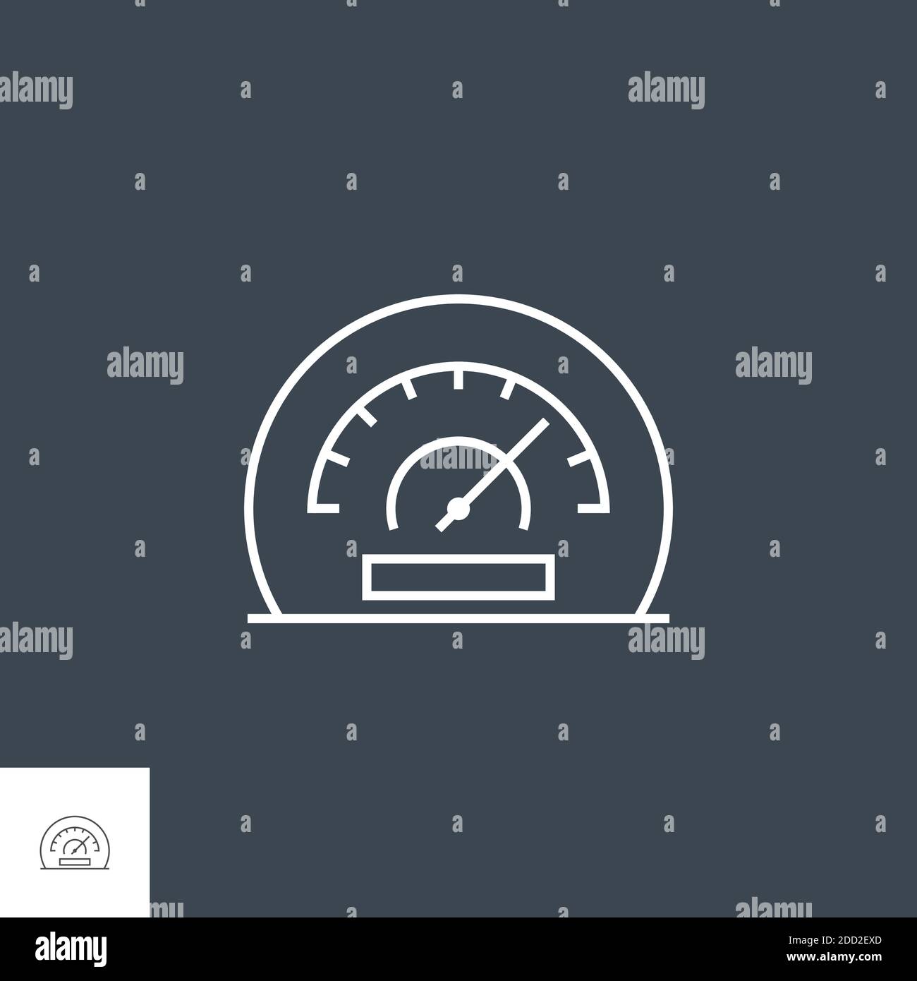 Efficiency Line Icon Stock Vector