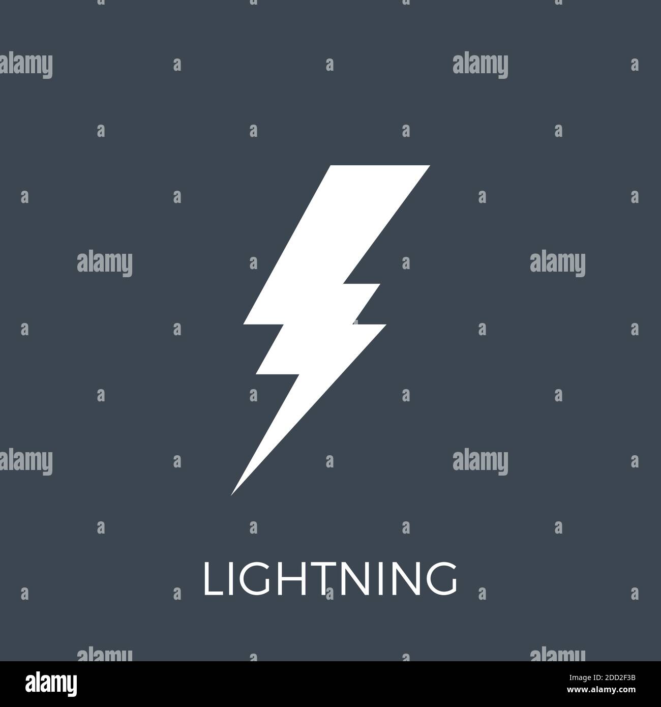 Lightning Vector Icon Stock Vector Image & Art - Alamy