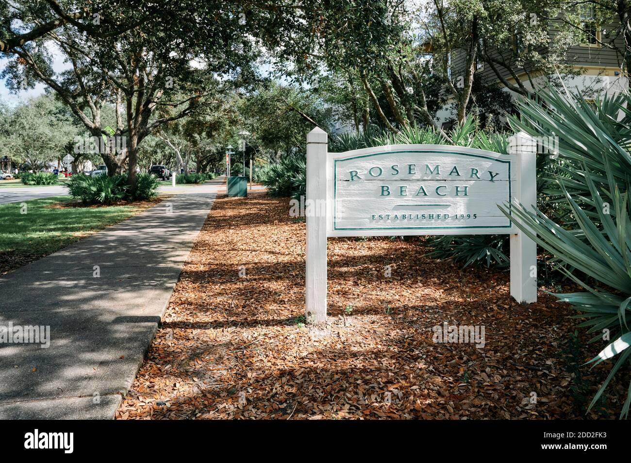 Rosemary Beach Florida panhandle Gulf coast community sign greeting