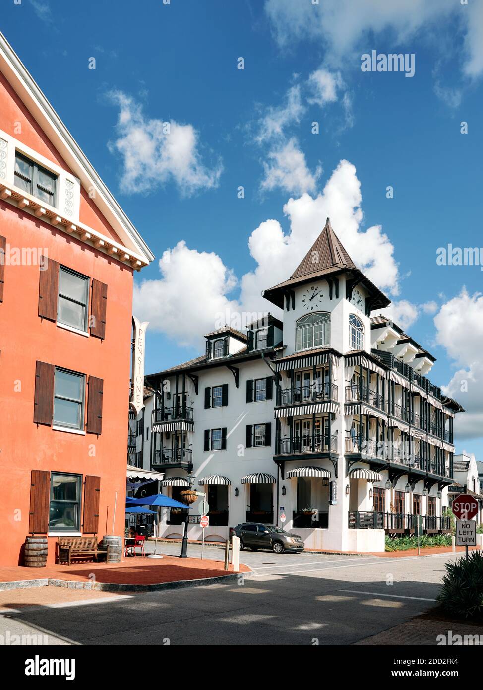 The Pearl Hotel exterior on the Gulf of Mexico, a beach side hotel in