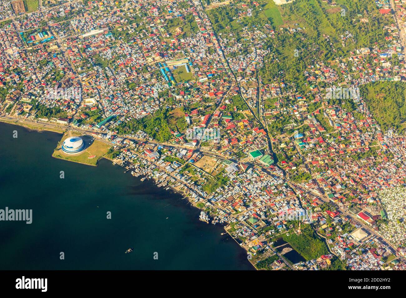 Aerial view of Tacloban City in Leyte, Philippines Stock Photo Alamy
