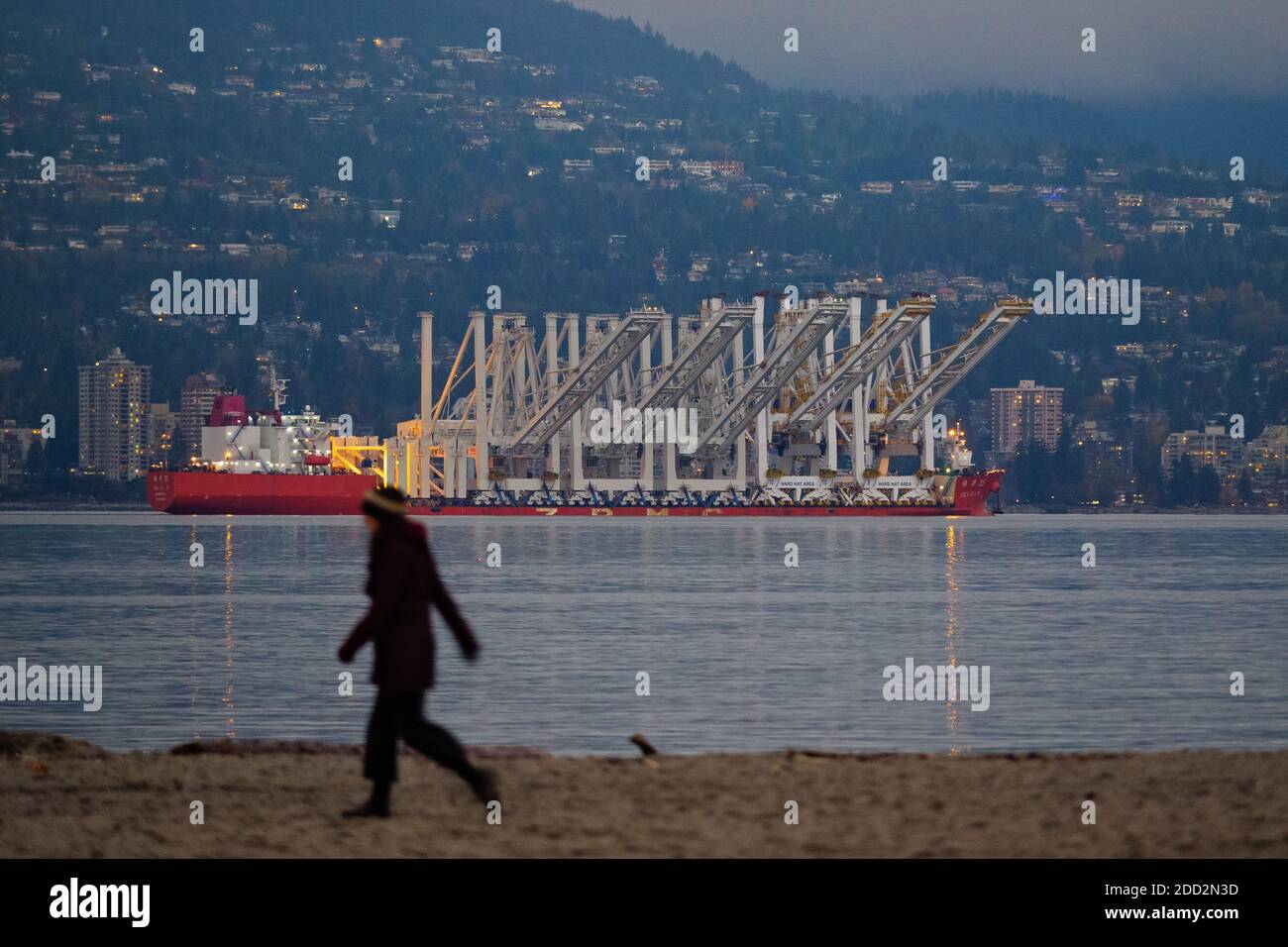 Vancouver, British Columbia, Canada. 23rd Nov, 2020. The heavy load