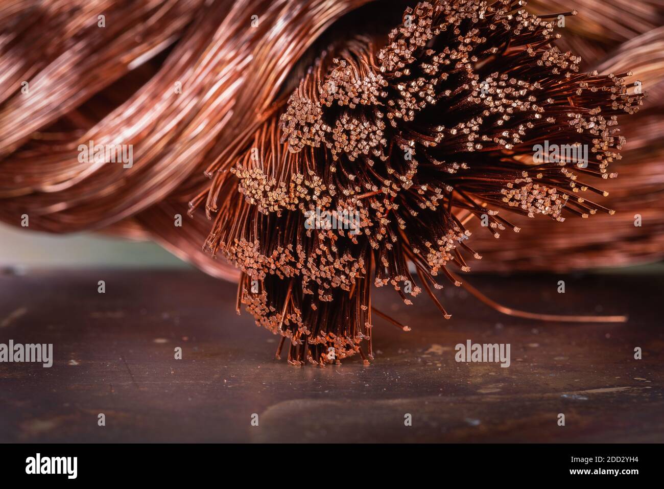 Copper wire stock market raw materials industry Stock Photo Alamy