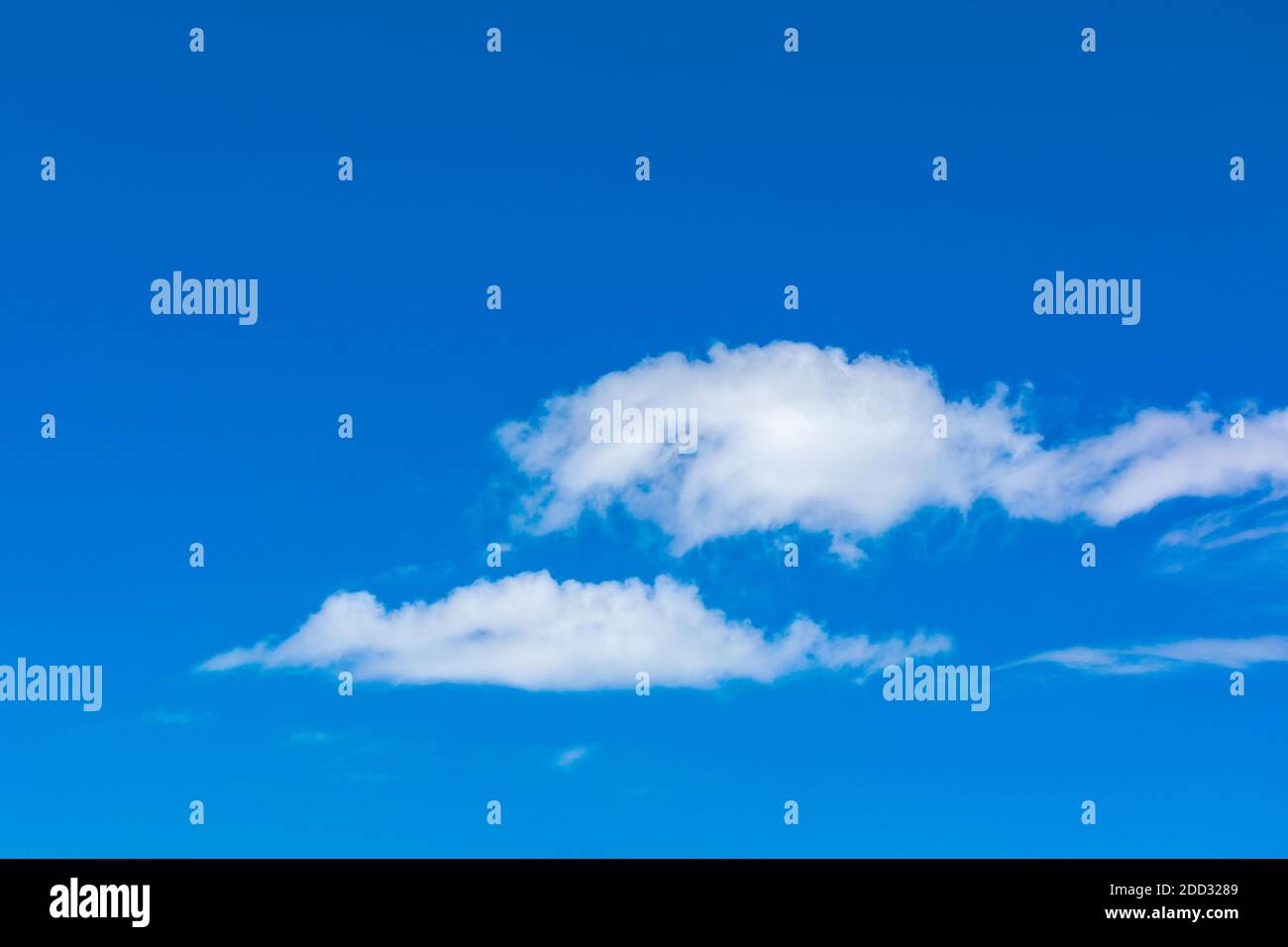 white fluffy clouds on the blue sky. beautiful nature background Stock ...