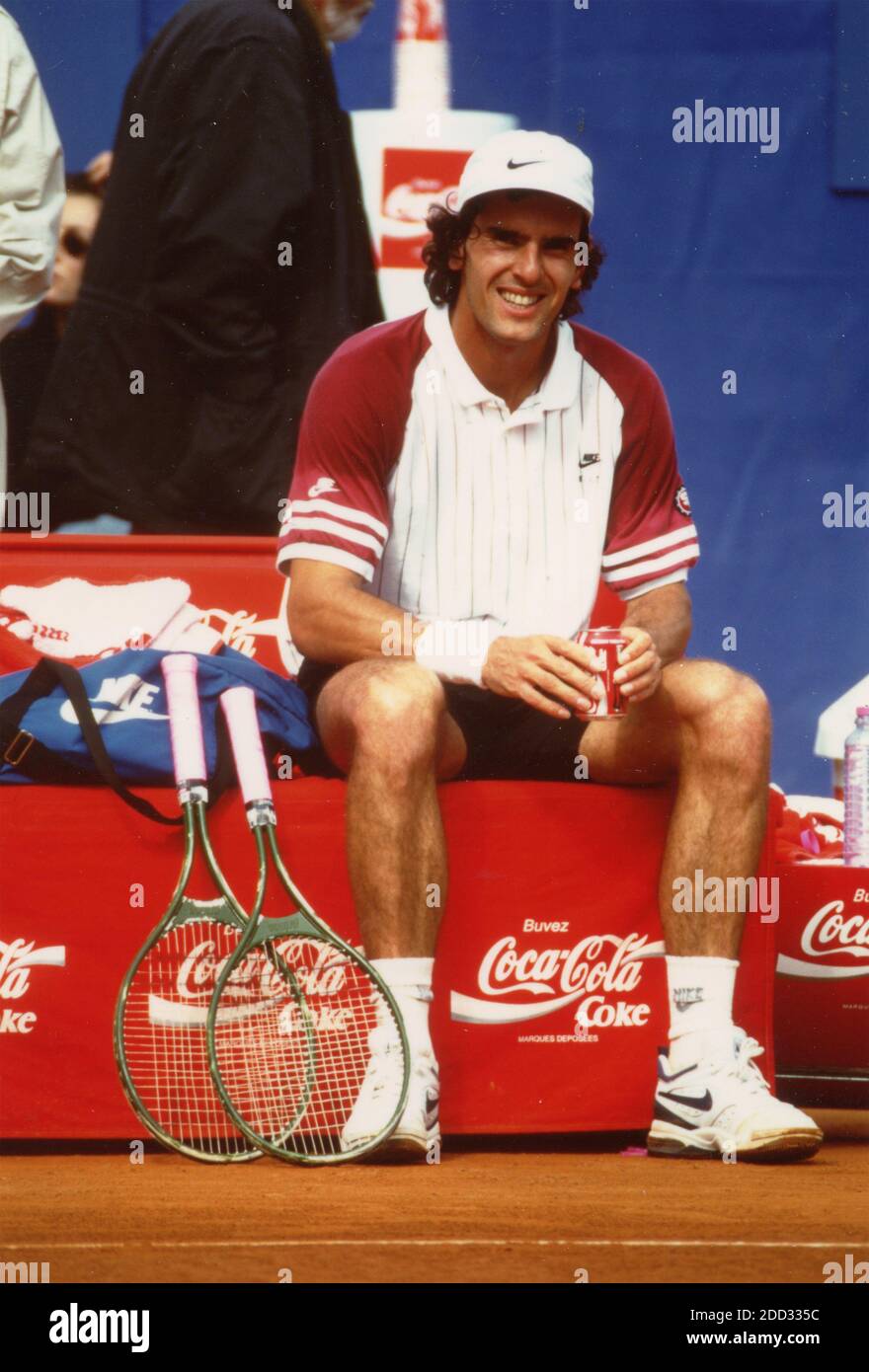 French tennis player Cedric Pioline, 1990s Stock Photo - Alamy