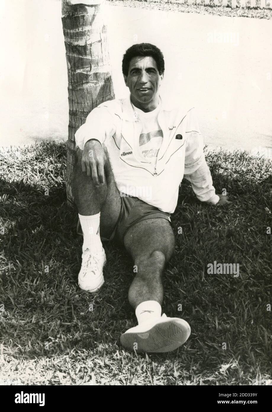 Spanish tennis player Manuel Orantes, 1980s Stock Photo Alamy