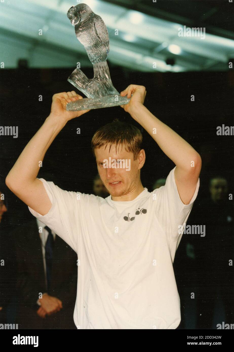 Photo de presse vintage Tennis,Yevgeny Kafelnikov,1996,tirage 22 X 15