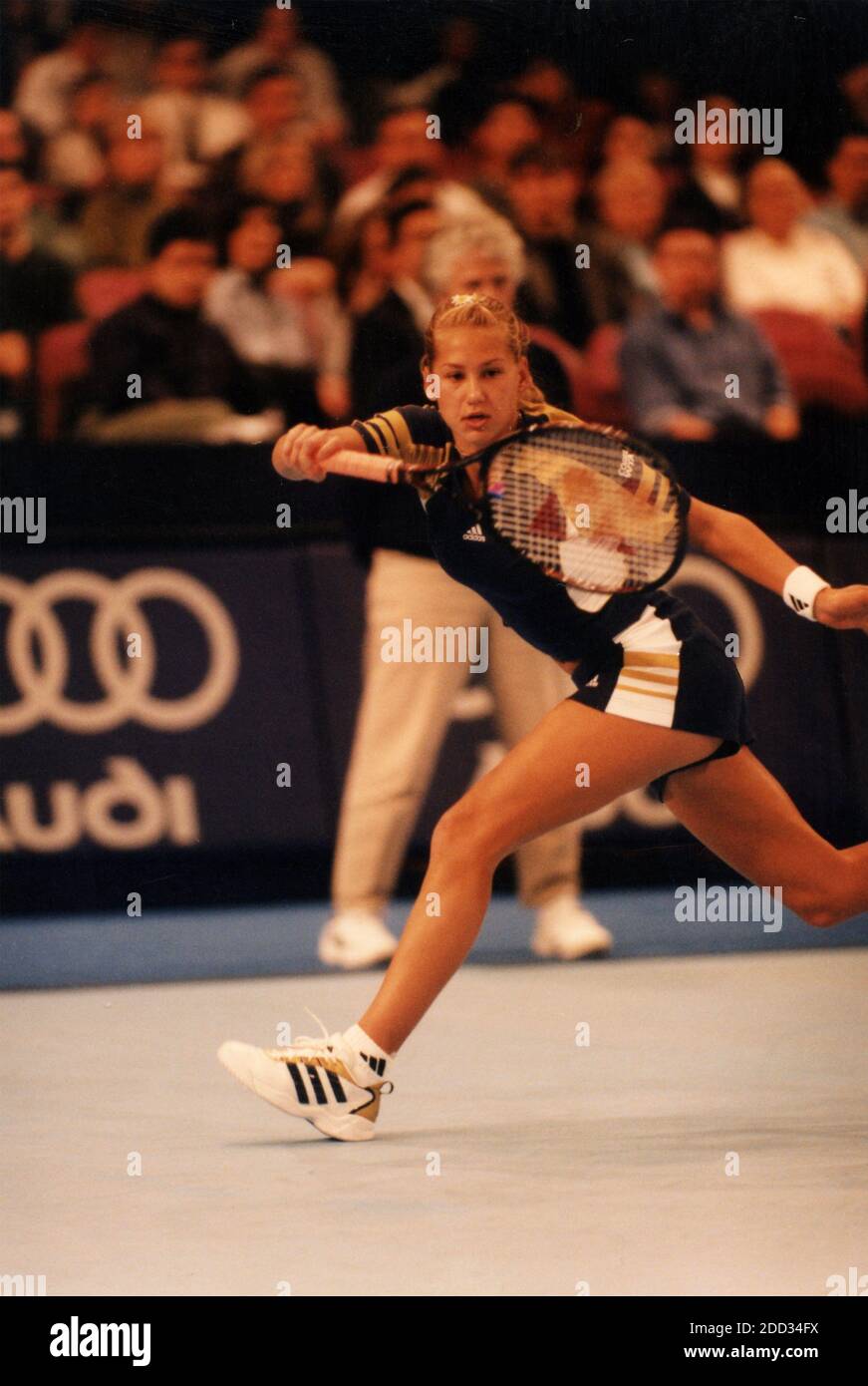 Russian tennis player Anna Kournikova, 1998 Stock Photo