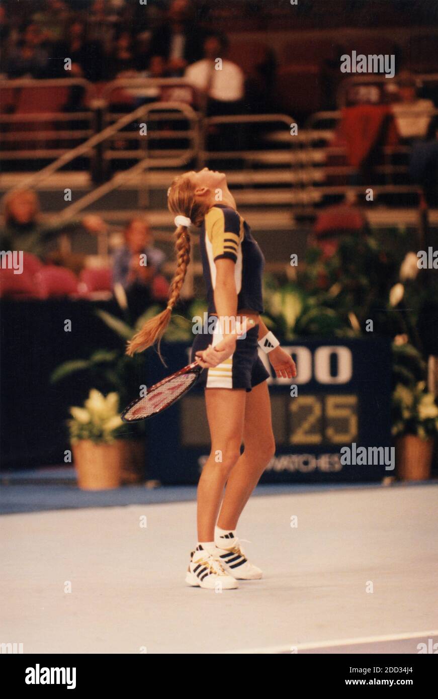 Russian tennis player Anna Kournikova, 1998 Stock Photo