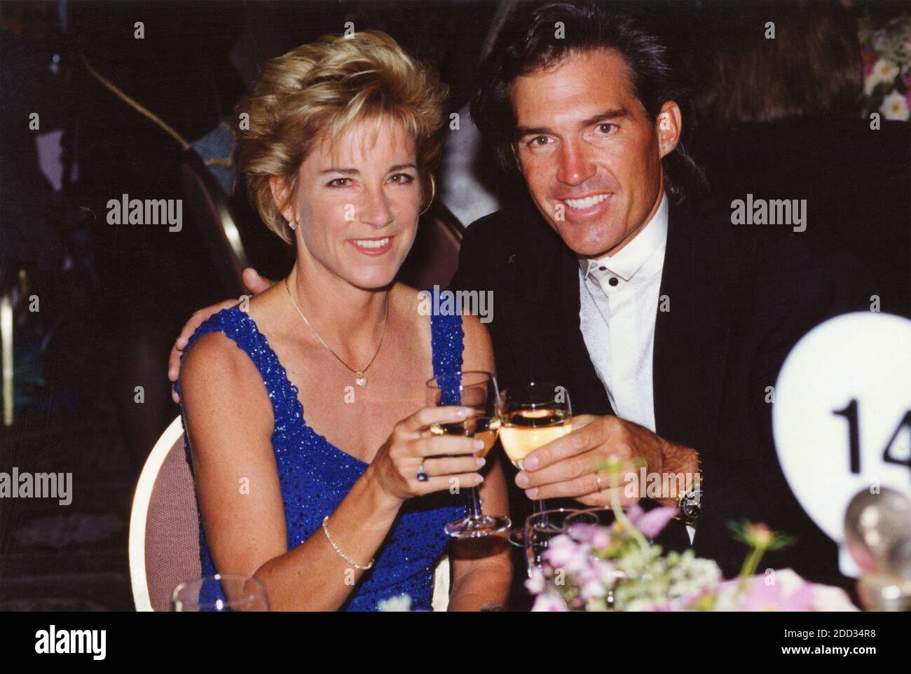 American tennis player Chris Evert, 1990s Stock Photo
