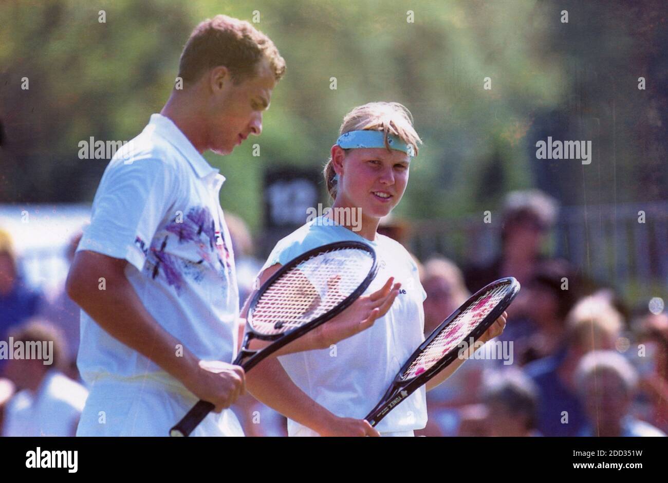 German tennis player Anke Huber, 1990s Stock Photo
