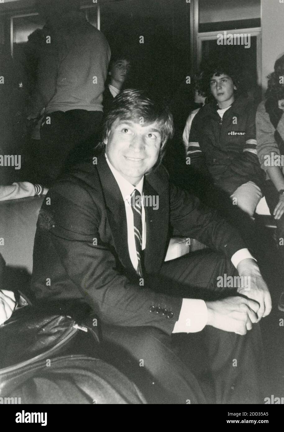 Italian  tennis player Vincenzo Franchitti, 1980s Stock Photo