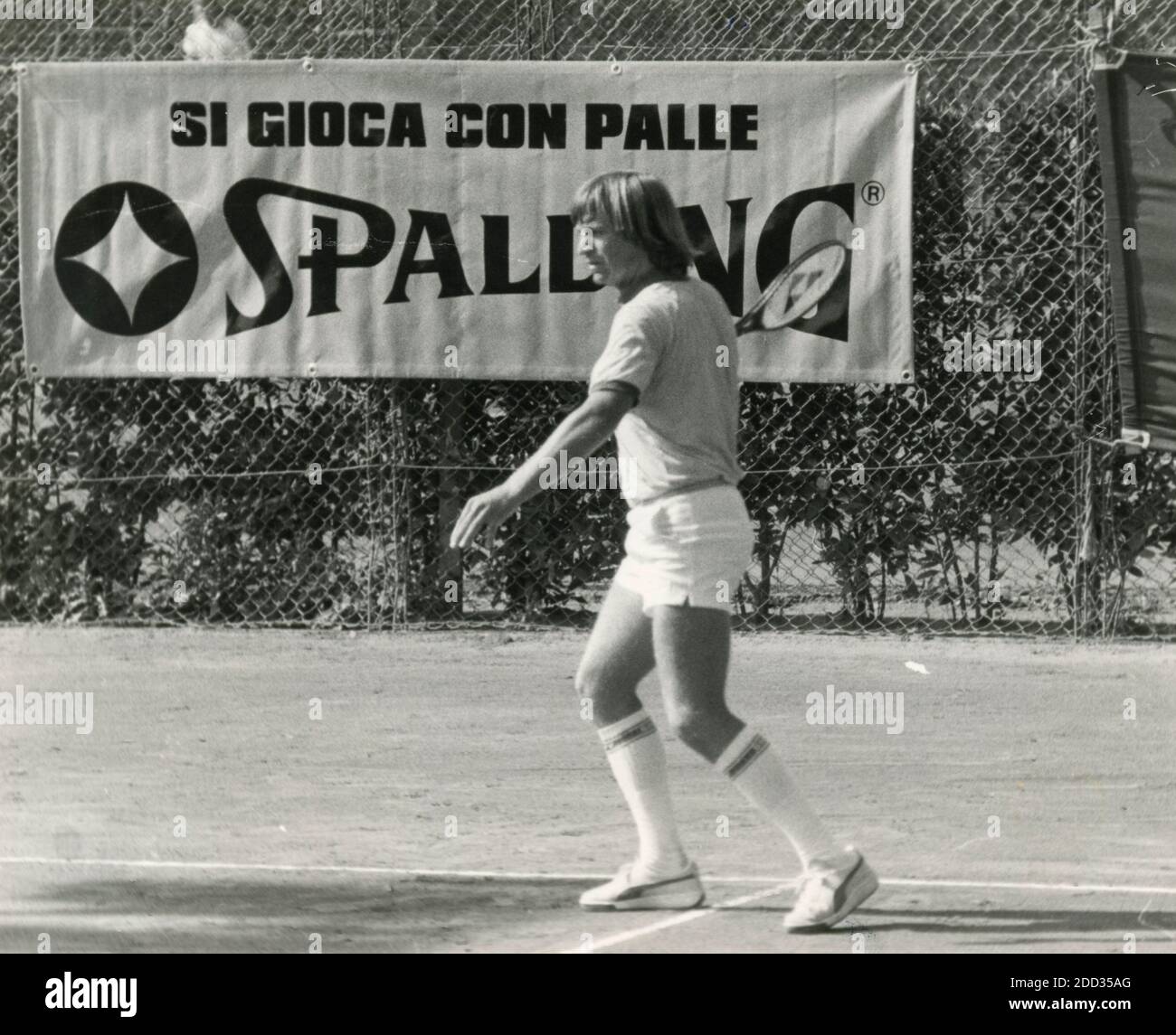 Italian tennis player Vincenzo Franchitti, 1980s Stock Photo Alamy