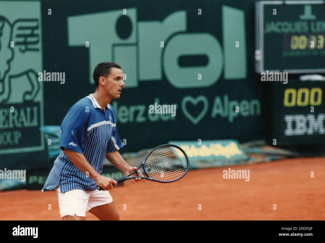 Italian tennis player Renzo Furlan, 1997 Stock Photo - Alamy