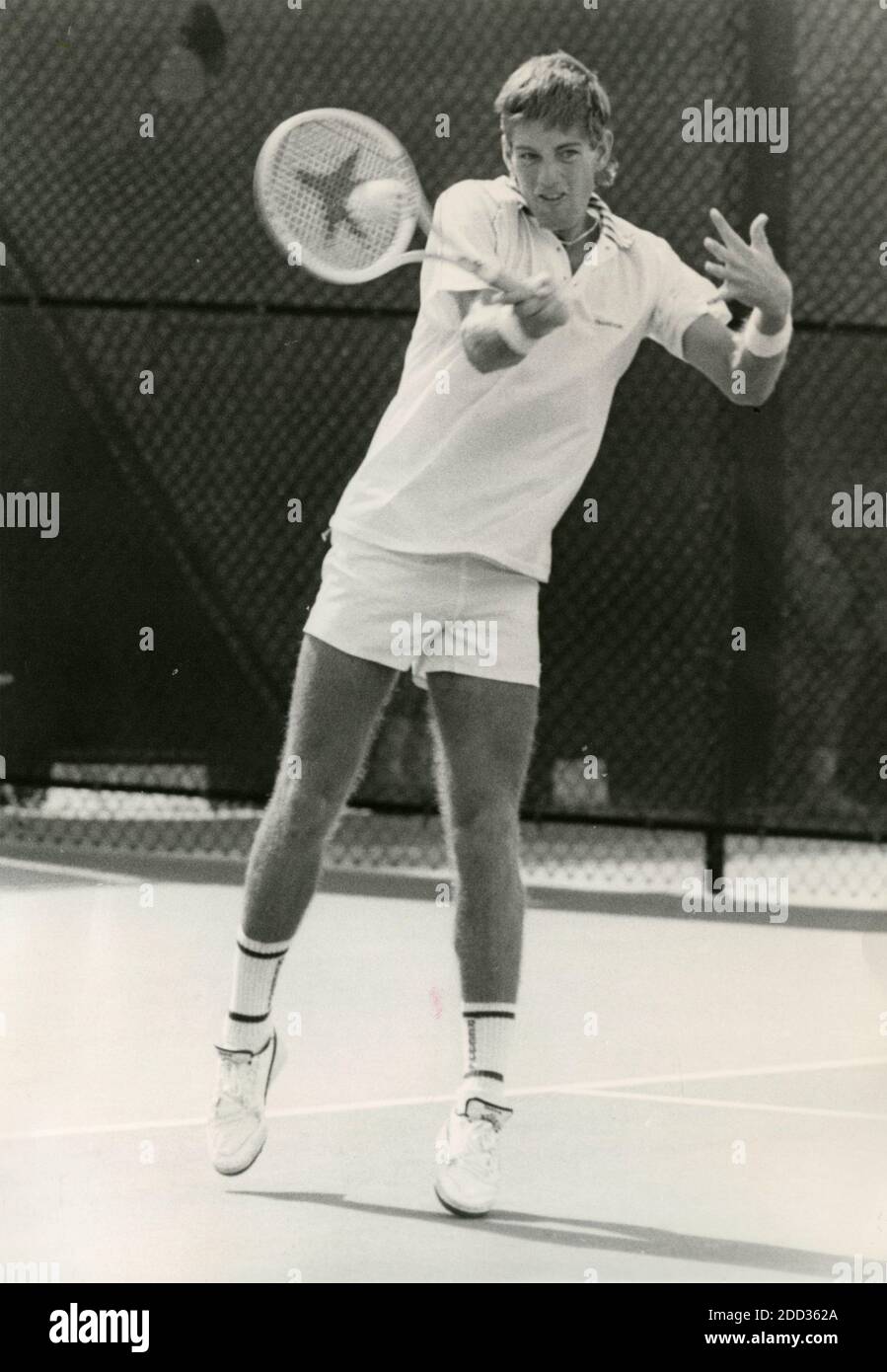 American tennis player Matt Anger, US Open 1986 Stock Photo Alamy