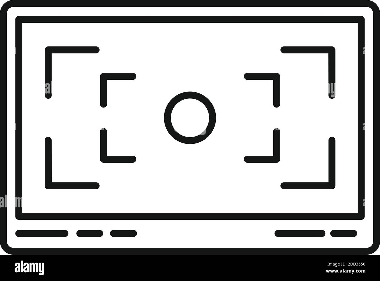 Screen recording icon, outline style Stock Vector Image & Art Alamy