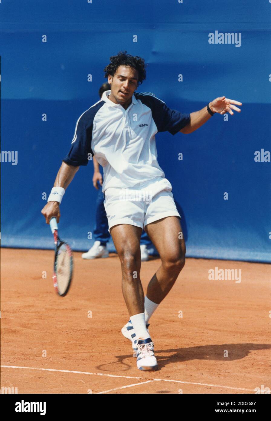 Moroccan tennis players Karim Alami, 2000 Stock Photo - Alamy