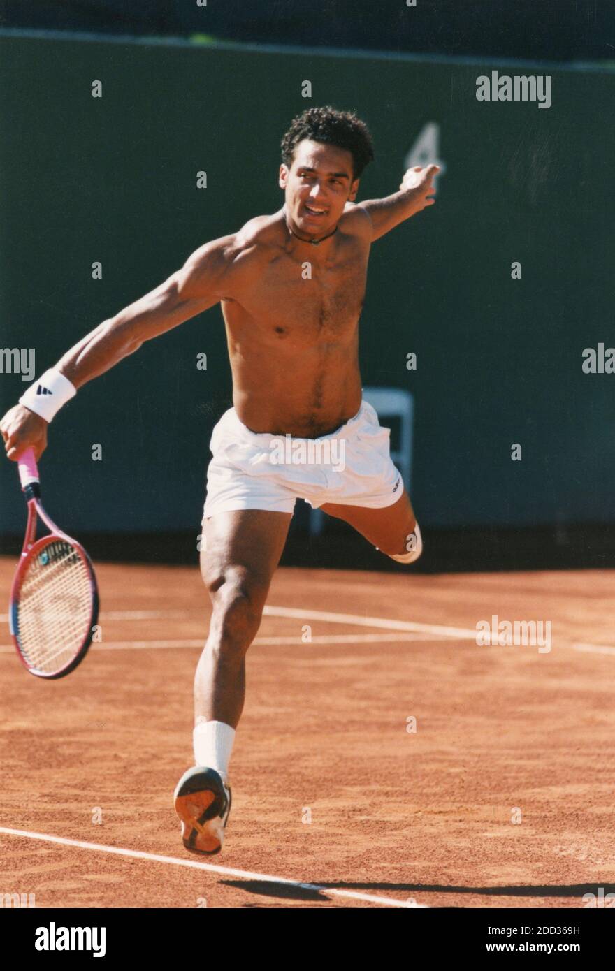 Moroccan tennis players Karim Alami, 1996 Stock Photo - Alamy