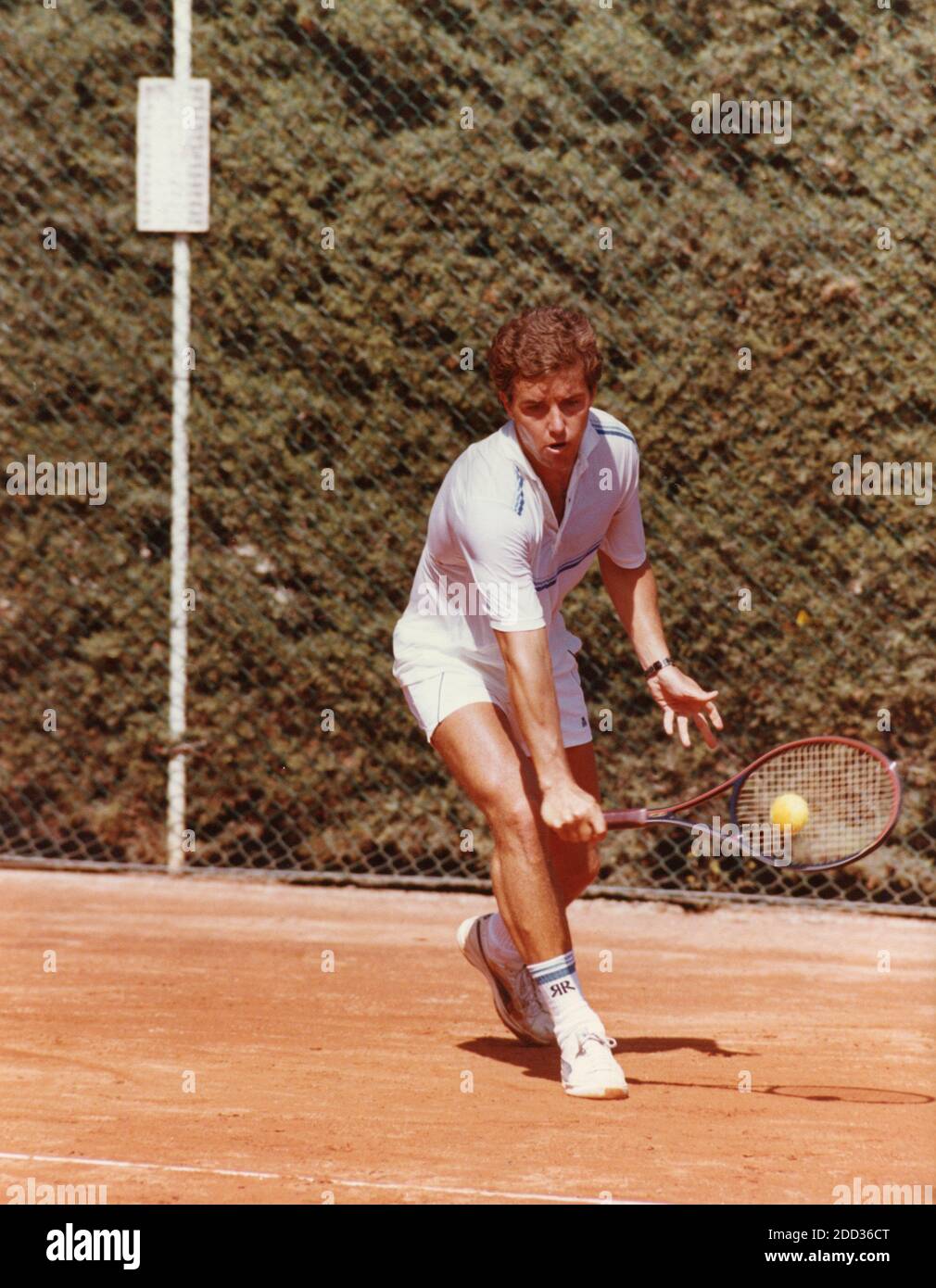 Italian tennis player Marco Alciati, 1980s Stock Photo Alamy