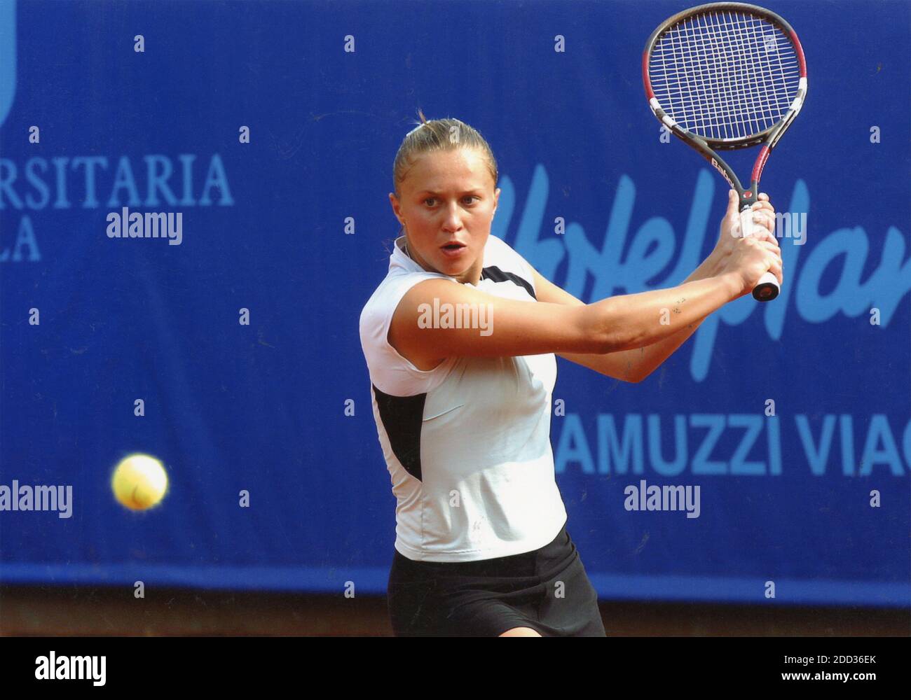 Belarusian tennis player Olga Barabanschikova, 2002 Stock Photo