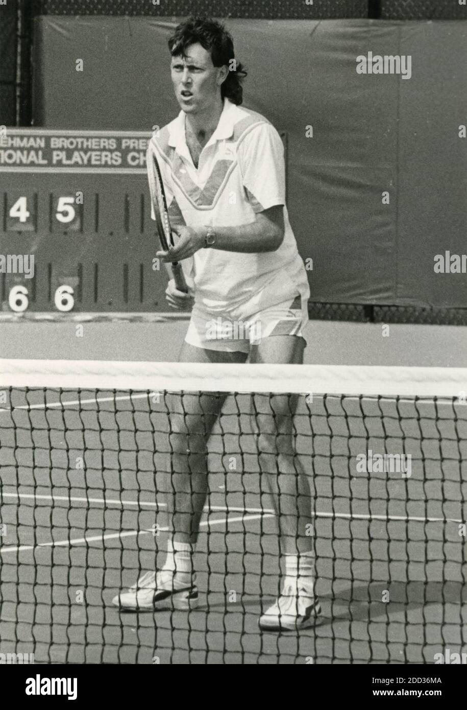 British tennis player Jeremy Bates, 1980s Stock Photo