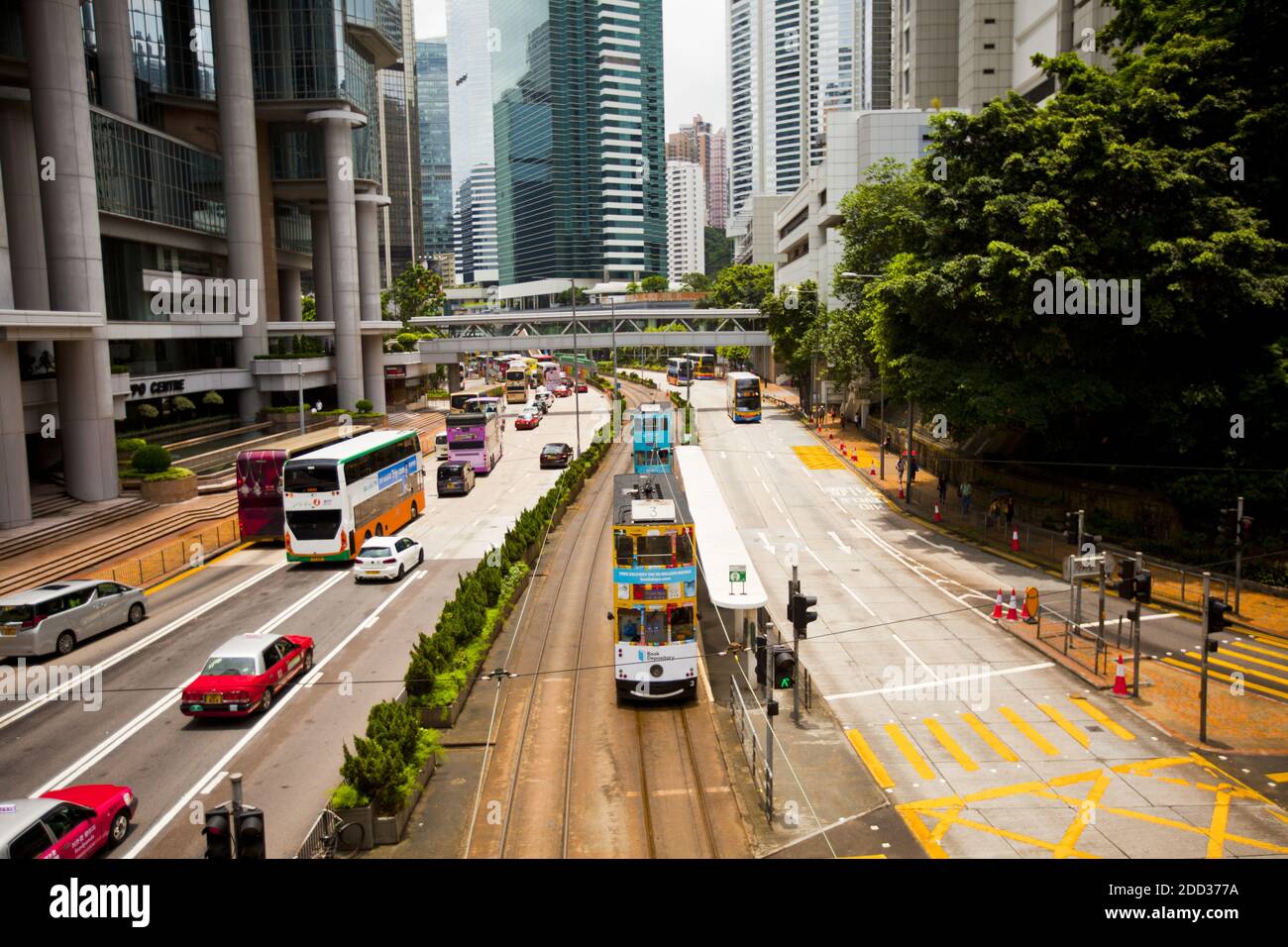 Hong Kong street Stock Photo Alamy