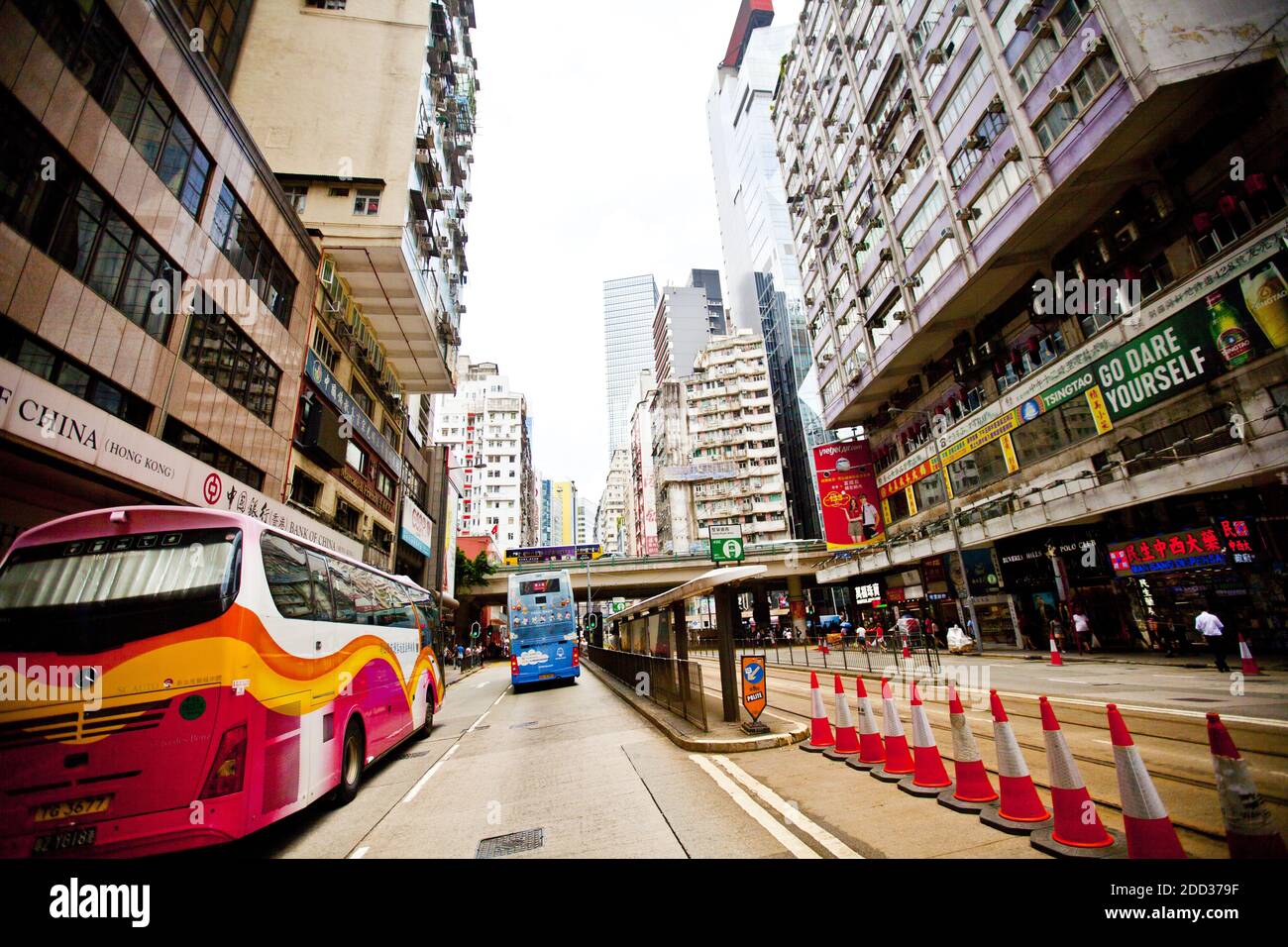 Hong Kong street Stock Photo - Alamy