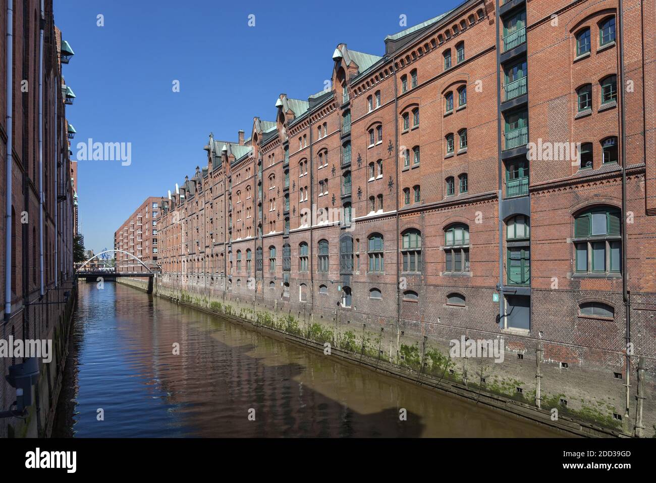 geography / travel, Germany, Hamburg, Hamburg old town, storage buildings on the Brooksfleet in the Sp, Additional-Rights-Clearance-Info-Not-Available Stock Photo