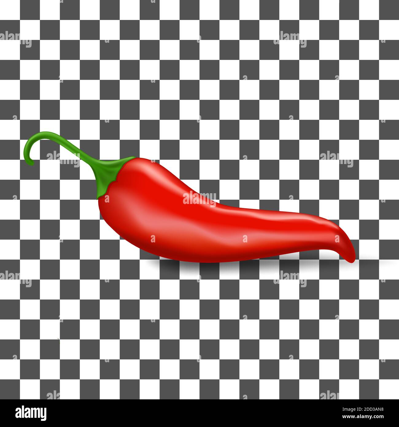 red chilli pepper icon isolated Stock Vector Image & Art - Alamy