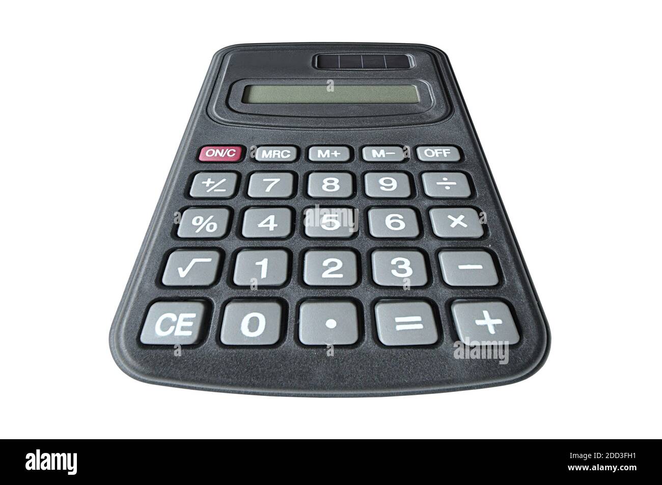 Basic Math Black Calculator Black calculator - isolated Stock Photo - Alamy
