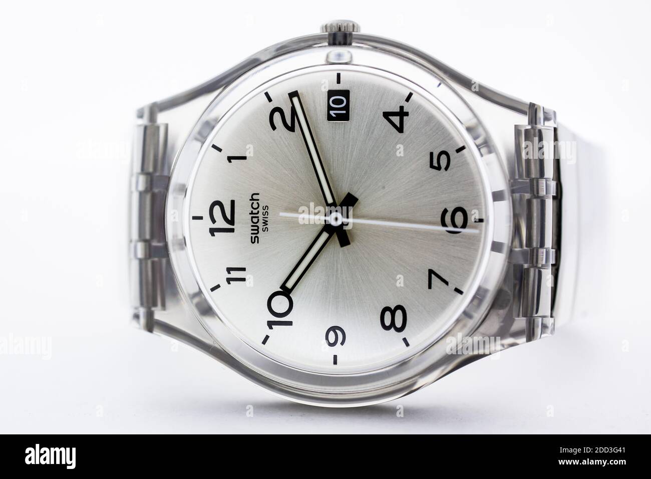 London, GB 07.10.2020 - Swatch classic design swiss made mechanical watch  Stock Photo - Alamy