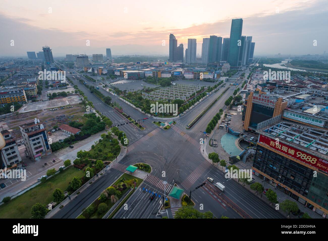 Yiwu International Trade City Landscape Stock Photo - Alamy