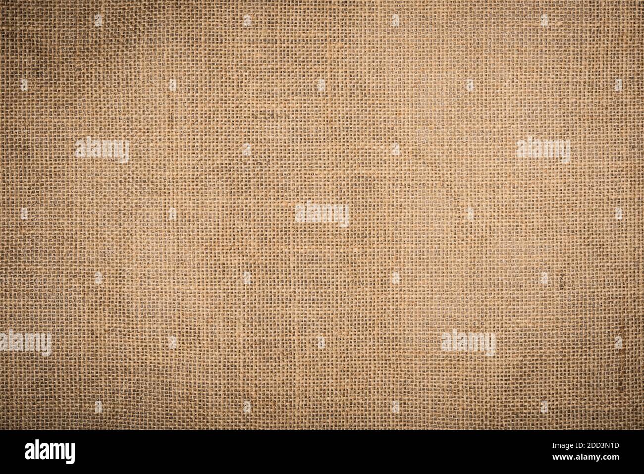 Rough brown hessian (burlap) cloth texture, for background Stock Photo