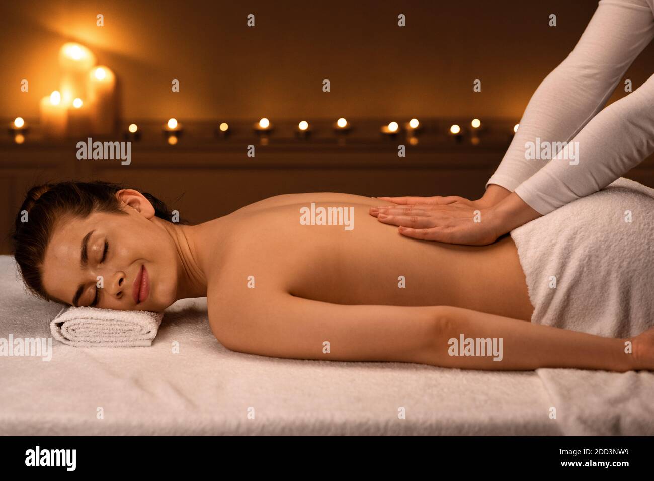Woman body masaj
