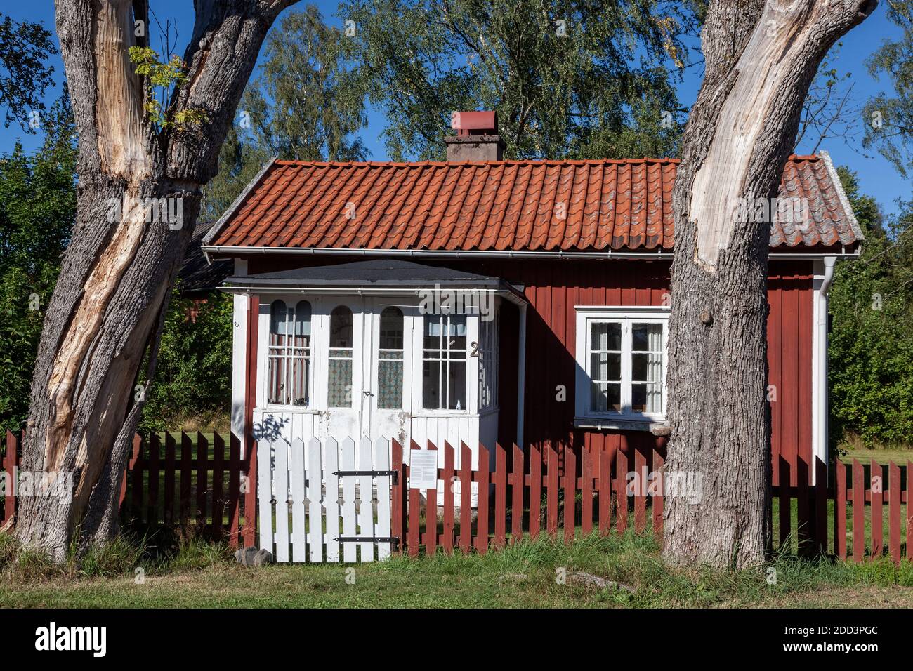 geography / travel, Sweden, squid, Boda Glasbruk, Sweden house, Boda  Glasbruk, Smaland, South Sweden,  Additional-Rights-Clearance-Info-Not-Available Stock Photo - Alamy