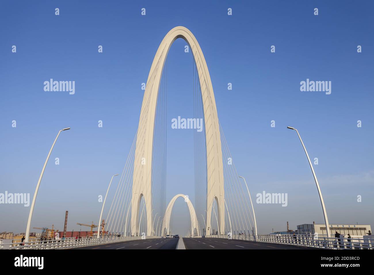 Beijing shougang bridge Stock Photo - Alamy