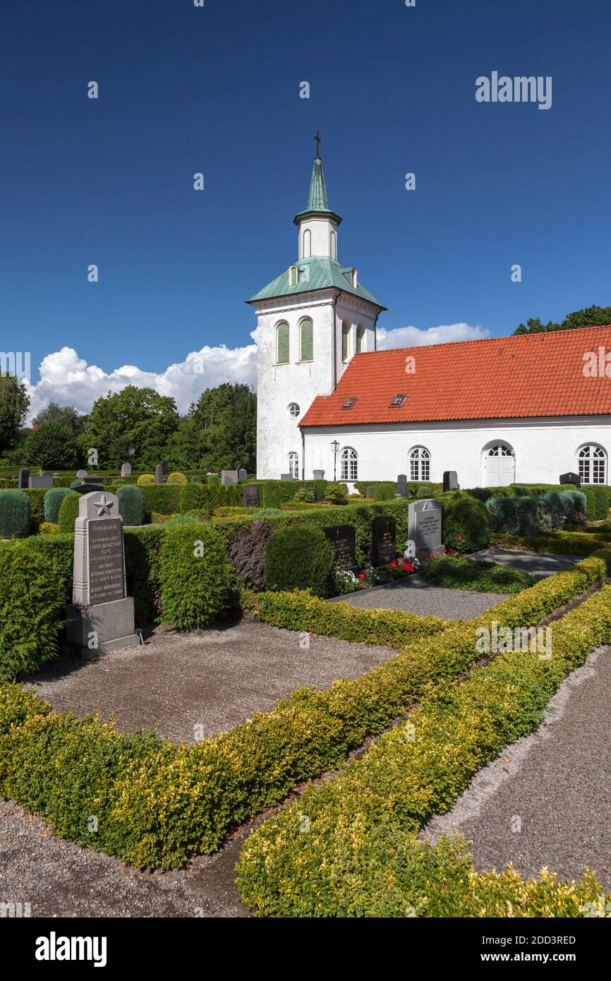 geography / travel, Sweden, Blekinge, Soelvesborg, church Ysana Kyrka, Soelvesborg, Blekinge, South Sw, Additional-Rights-Clearance-Info-Not-Available Stock Photo