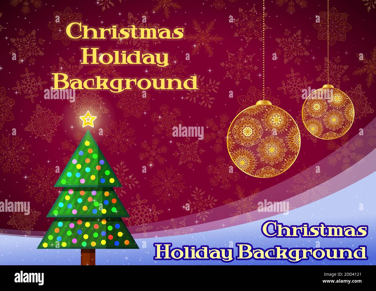 Christmas Holiday Background Stock Vector