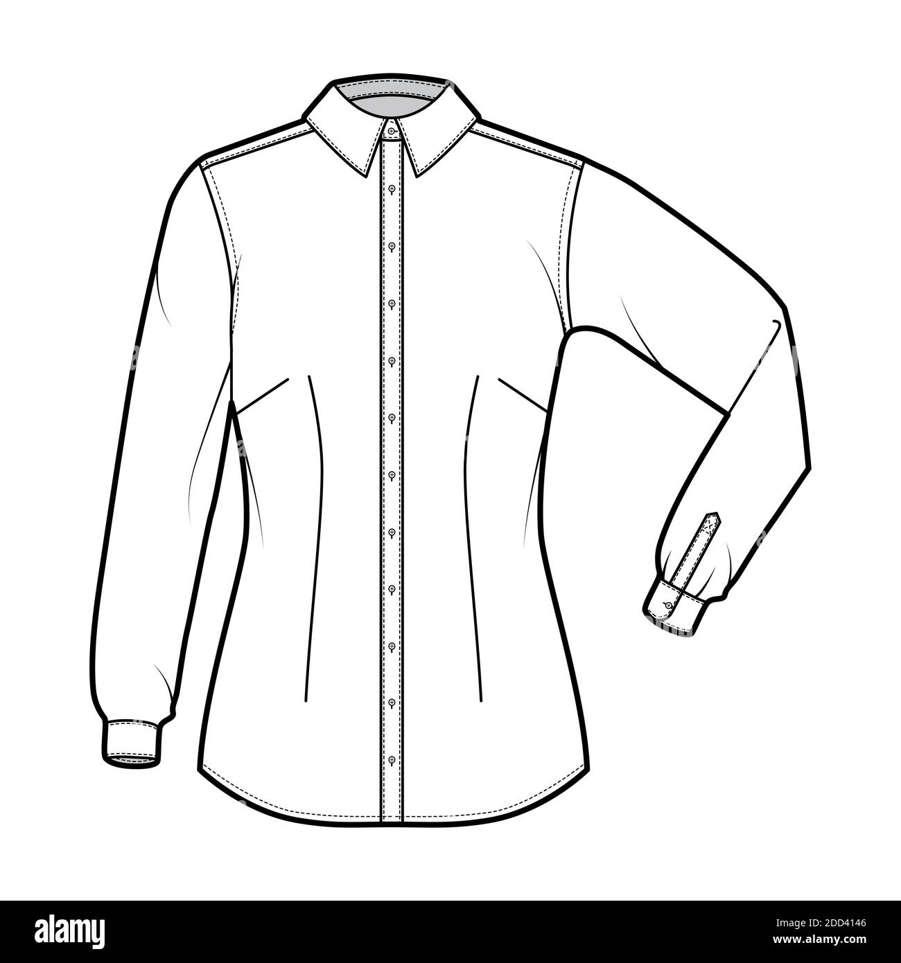 4887 Formal Shirt Fashion Sketch Images Stock Photos  Vectors   Shutterstock