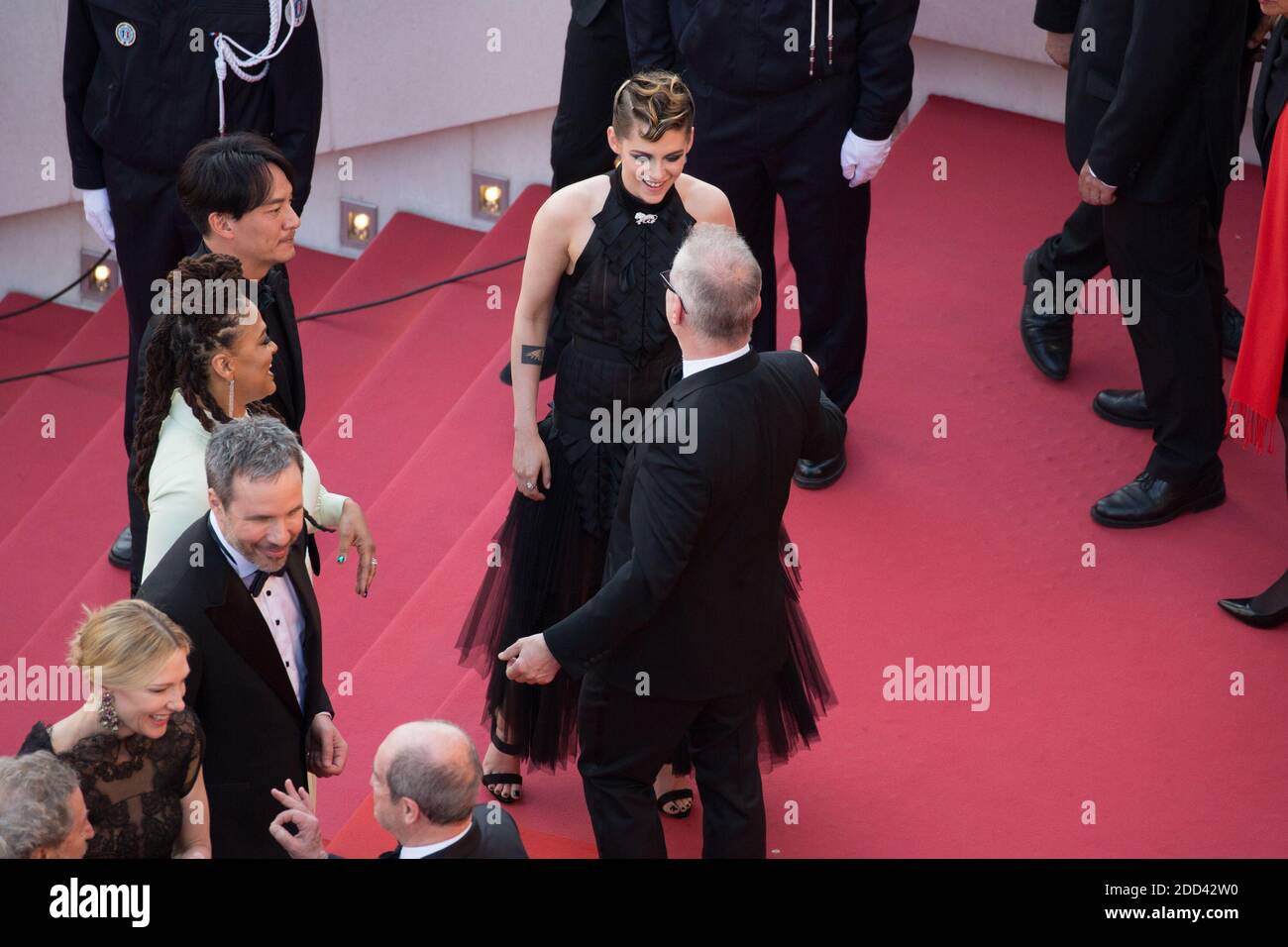 Kristen Stewart, Thierry Fremont on the red carpet at opening ceremony during 71st Cannes film festival on May 08, 2018 in Cannes, France. Photo by Nasser Berzane/ABACAPRESS.COM Stock Photo